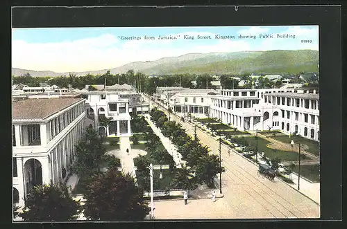 AK Kingston, King Street, showing Public Buildings