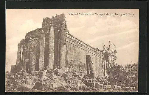 AK Baalbeck, Temple de Jupiter (cotè Est)