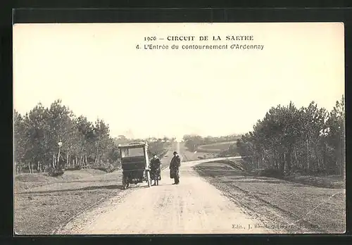 AK Circuit de la Sarthe, L`Entrée du contournement d`Ardennay, Autorennen