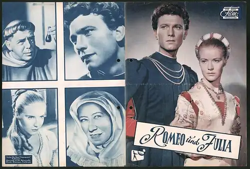 Filmprogramm DNF, Romeo und Julia, Laurence Harvey, Susan Shentall, Regie: Renato Castellani