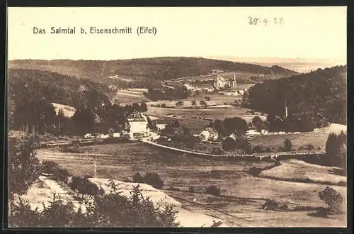 AK Salmtal /Eifel, Ansicht aus der Vogelschau