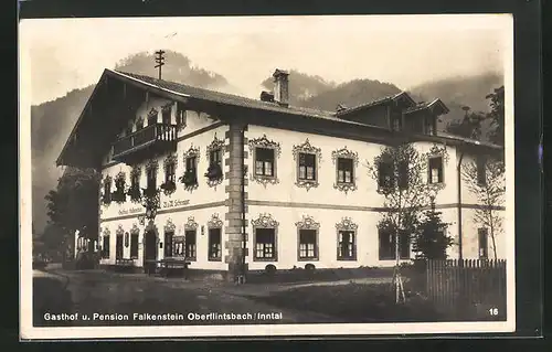 AK Oberflintsbach /Inntal, Gasthof Falkenstein