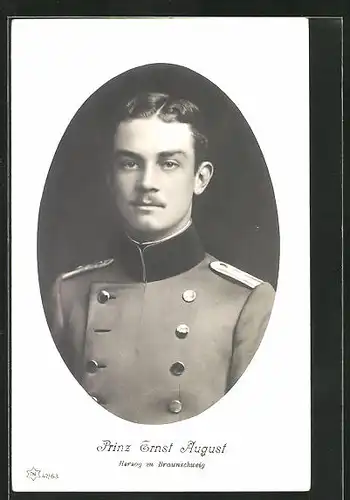 AK Ernst August Herzog von Braunschweig in Uniform