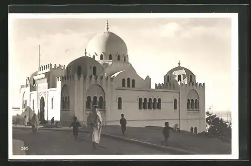 AK Algier, Strassenpartie mit Blick auf die arabische Universität