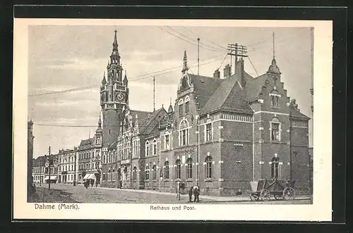 AK Dahme, Rathaus und Post