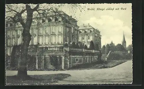 AK Brühl, Königl. Schloss mit Park