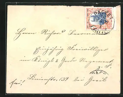 Briefumschlag Erfurt, Private Stadtpost Packet-Fahrt