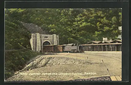 AK Barogh, Train coming out of the longest Tunnel