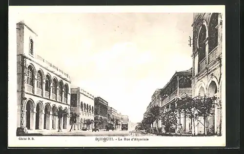 AK Djibouti, La Rue d`Abyssinie