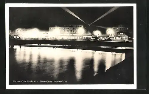 AK Borkum, Erleuchtete Wandelhalle