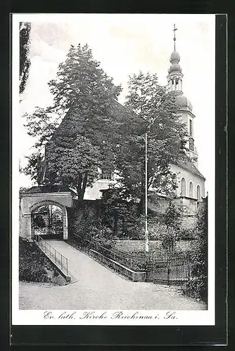 AK Reichenau i. Sa., Evangelisch luth. Kirche Reichenau