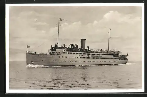 AK M.S. Hansestadt Danzig in voller Fahrt