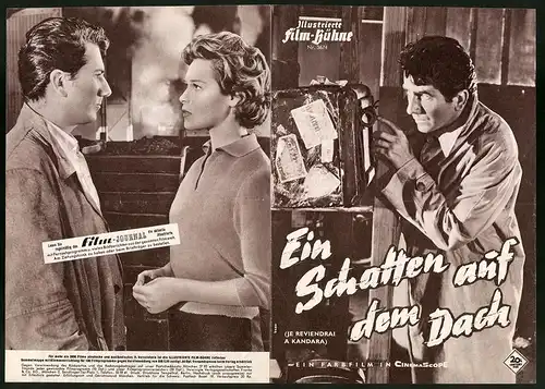 Filmprogramm IFB Nr. 3674, Ein Schatten auf dem Dach, Daniel Gélin, Bella Darvi, Francois Perier, Regie: Victor Vicas