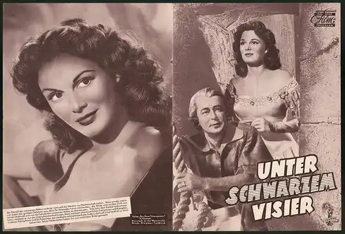 Filmprogramm DNF, Unter schwarzem Visier, Alan Ladd, Patricia Medina, Peter Cushing, Regie: Tay Garnett