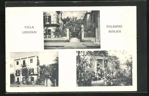 AK Palermo, Villa Lincoln, Mehrfachansicht