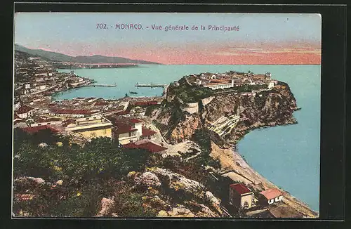 AK Monaco, Vue générale de la Principauté