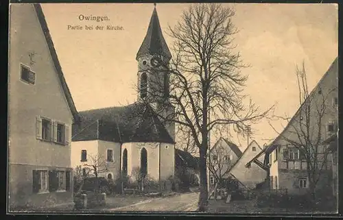 AK Owingen, Partie bei der Kirche