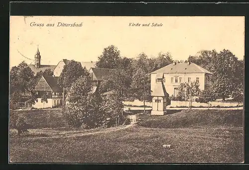 AK Dittersbach, Kirche und Schule