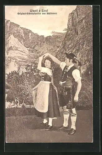 AK Schliersee, Wastl & Liesl, Original-Schuhplattler