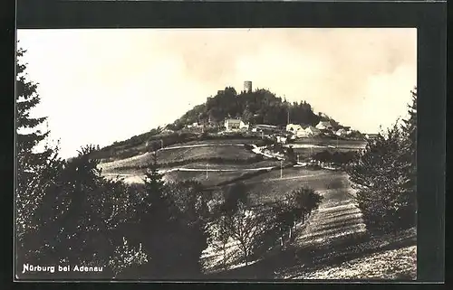 AK Nürburg / Eifel, Blick zur Burgruine