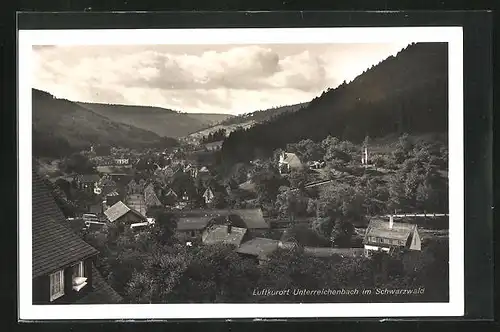 AK Unterreichenbach / Schwarzwald, Blick auf den Luftkurort