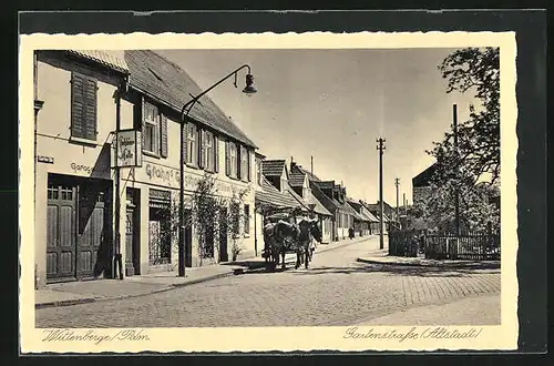 AK Wittenberge /Pdm., Gartenstrasse in der Altstadt