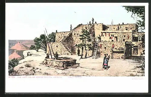 AK The Hopi House, Grand Canyon of Arizona, Indianer