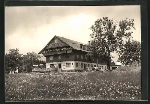 AK Maierhöfen b. Isny, Gasthof zur Grenze von Josef Mayer