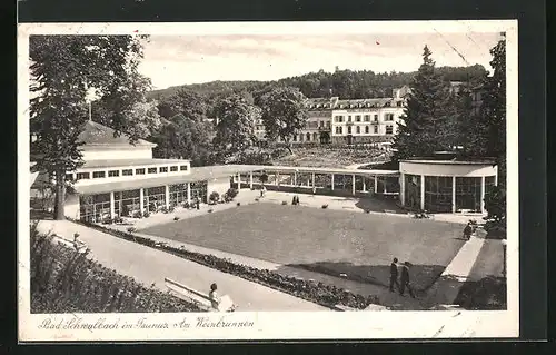 AK Bad Schwalbach /Taunus, Am Weinbrunnen