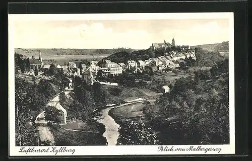 AK Kyllburg, Blick vom Malbergerweg