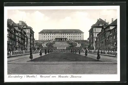 AK Landsberg / Gorzow Wlkp, General von Strantz-Kaserne