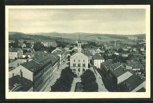 AK Markneukirchen, Ortsansicht, Blick nach Osten