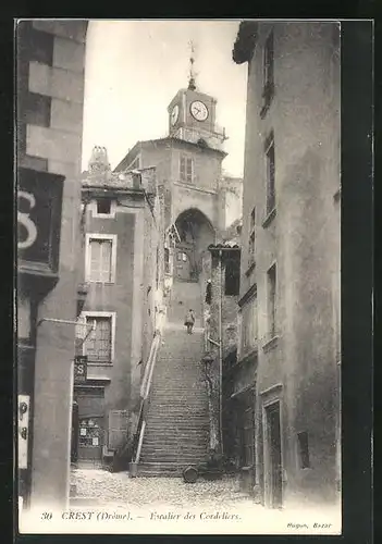 AK Crest, Escalier des Cordeliers