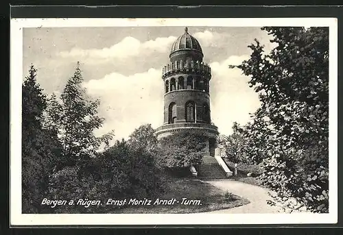 AK Bergen a. Rügen, Ernst Moritz Arndt-Turm