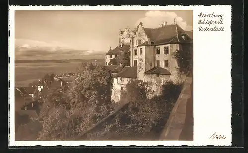 AK Meersburg, Schloss und Ortspartie