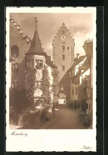 AK Meersburg, Gasthof zum Bären und Uhrenturm