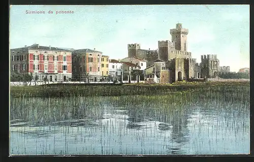 AK Sirmione, Wasserpartie mit Schloss