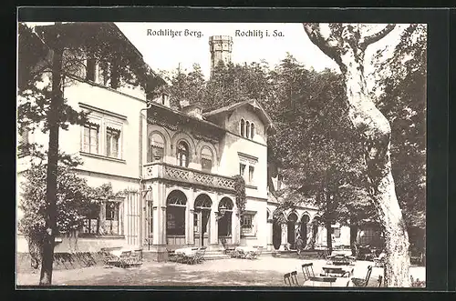 AK Rochlitz i. Sa., Gasthaus Rochlitzer Berg