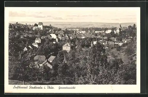 AK Stadtroda i. Thür., Gesamtansicht der Ortschaft