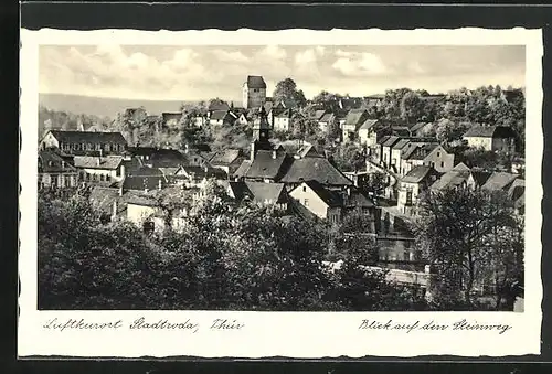 AK Stadtroda /Thür., Blick auf den Steinweg