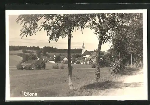 AK Glonn, Teilansicht von Dorfstrasse