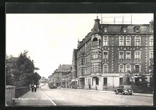 AK Nordhausen / Harz, Karl-Marx-Strasse