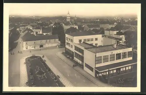 AK Rokycany, Teilansicht mit Bauhaus