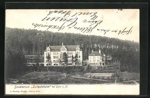 AK Lohr a.M., Sanatorium Luitpoldheim