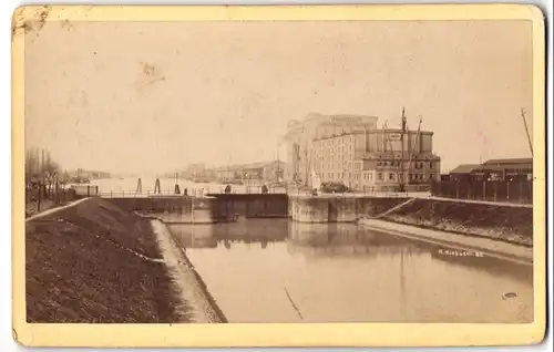 Fotografie H. Klebusch, Mannheim, Ansicht Mannheim, Blick auf das Lagerhaus der Mannheimer Lagerhaus Gesellschaft