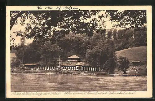 AK Bad Lauterberg im Harz, Schwimm- u. Familienbad Wiesenbekerteich