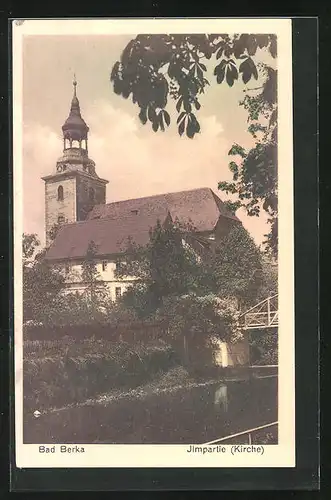 AK Bad Berka, Ilmpartie an der Kirche