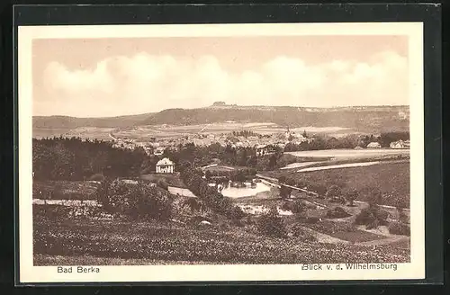 AK Bad Berka, Blick von der Wilhelmsburg