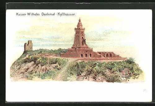 AK Kyffhäuser, Kaiser Wilhelm Denkmal