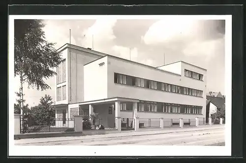 AK Chotzen / Chocen, Heilanstalt Dr. B. Stanek, Bauhaus